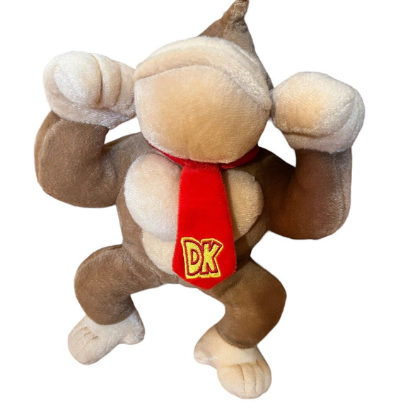 Nintendo Super Mario DONKEY KONG Gorilla Plush Stuffed Animal 2021 - Picture 3 of 6